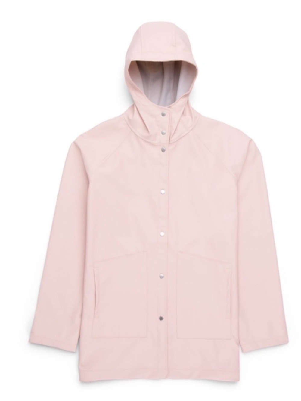 Herschel Supply Company Pale Pink Hooded Rain Coat